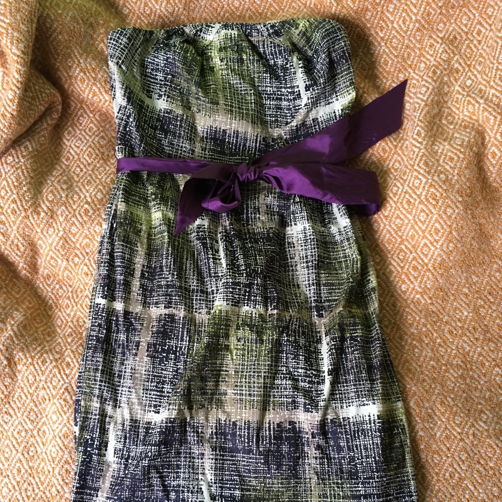 Anthropologie strapless dress